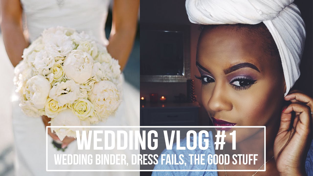 Wedding Planning Vlog Wedding Binder Dress Shopping Fail 